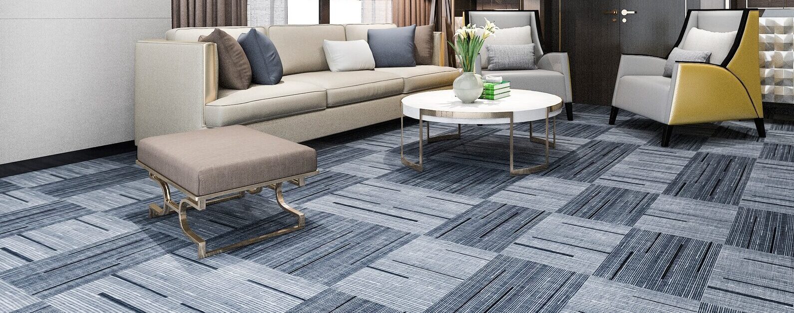 3d rendering classic luxury living room lobby lounge with chandelier and decor